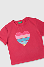 United Colors Of Benetton Kız Çocuk Tişört 17047