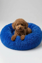 United Colors Of Benetton Kürklü Donut Yatağı Mavi 45 cm