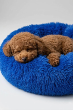 United Colors Of Benetton Kürklü Donut Yatağı Mavi 45 cm
