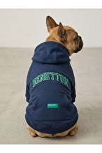 United Colors of Benetton Kapüşonlu Sweatshirt Lacivert S