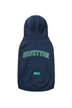 United Colors of Benetton Kapüşonlu Sweatshirt Lacivert S