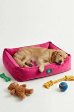 United Colors of Benetton Çizgili Pet Yatağı Pembe 60x40 cm