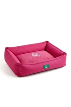 United Colors of Benetton Çizgili Pet Yatağı Pembe 60x40 cm