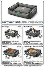 United Colors Of Benetton Kedi & Köpek Yatağı Gri 60x40 cm