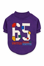 United Colors Of Benetton Kedi & Köpek Kıyafeti Sweatshirt Mor - XXL