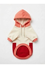 United Colors of Benetton Kapüşonlu Sweatshirt Sarı-Kırmızı XXL