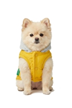 United Colors of Benetton Pet Yelek Yağmurluk Sarı XXL