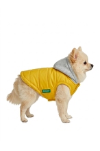 United Colors of Benetton Pet Yelek Yağmurluk Sarı XXL