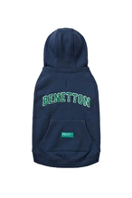 United Colors of Benetton Kapüşonlu Sweatshirt Lacivert M