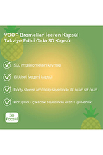 VOOP Bromelain İçeren Kapsül Takviye Edici Gıda