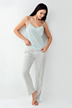 Pierre Cardin Kadın 3'lü Pijama Takımı PC9052-S.MNT