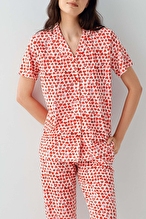 Arnetta Kadın Pijama Takımı AR3583-S.KRMZ