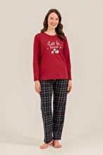 Arnetta Kadın Pijama Takımı AR3730-S.BRD