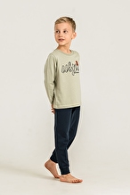 U.S. Polo Assn. Kids Erkek Çocuk Pijama Takımı US2635-G.YSL