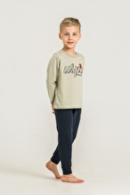 U.S. Polo Assn. Kids Erkek Çocuk Pijama Takımı US2635-G.YSL