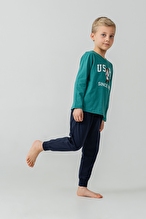 U.S. Polo Assn. Kids Erkek Çocuk Pijama Takımı US2639-G.YSL