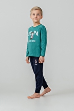 U.S. Polo Assn. Kids Erkek Çocuk Pijama Takımı US2639-G.YSL