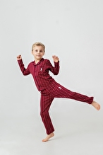 U.S. Polo Assn. Kids Erkek Çocuk Pijama Takımı US2644-G.KRMZ
