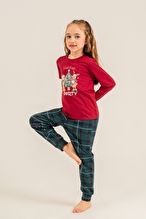 Arnetta Kız Çocuk Pijama Takımı AR3732-G.BRD