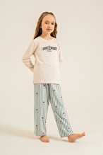 Arnetta Kız Çocuk Pijama Takımı AR3734-G.KRM