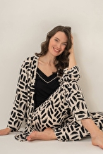 Pierre Cardin Kadın 3'lü Pijama Takımı PC9302-S.SYH