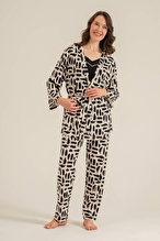 Pierre Cardin Kadın 3'lü Pijama Takımı PC9302-S.SYH