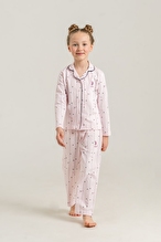 U.S. Polo Assn. Kids Kız Çocuk Pijama Takımı US2726-4.PMB