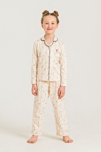 U.S. Polo Assn. Kids Kız Çocuk Pijama Takımı US2726-G.KRM