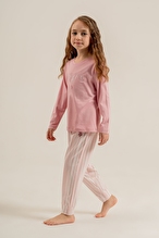 U.S. Polo Assn. Kids Kız Çocuk Pijama Takımı US2727-G.G.KRS
