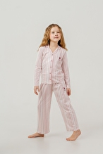 U.S. Polo Assn. Kids Kız Çocuk Pijama Takımı US2728-G.KRM