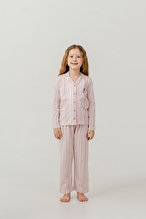 U.S. Polo Assn. Kids Kız Çocuk Pijama Takımı US2728-G.KRM