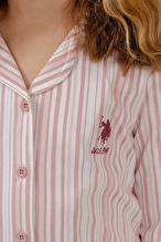 U.S. Polo Assn. Kids Kız Çocuk Pijama Takımı US2728-G.KRM