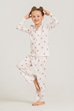 Roly Poly Kız Çocuk Pijama Takımı RP3913-G.PMB