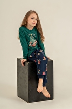 Roly Poly Kız Çocuk Pijama Takımı RP3918-G.YSL