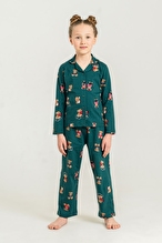 Roly Poly Kız Çocuk Pijama Takımı RP3919-G.YSL