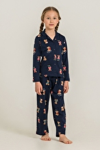 Roly Poly Kız Çocuk Pijama Takımı RP3919-G.LAC