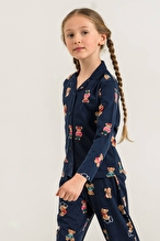 Roly Poly Kız Çocuk Pijama Takımı RP3919-G.LAC