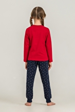 Roly Poly Kız Çocuk Pijama Takımı RP3934-3.KRMZ