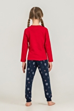 Roly Poly Kız Çocuk Pijama Takımı RP3936-G.KRMZ