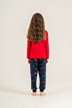 Roly Poly Kız Çocuk Pijama Takımı RP3938-G.KRMZ