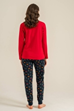 Roly Poly Kadın Pijama Takımı RP3932-S.KRMZ