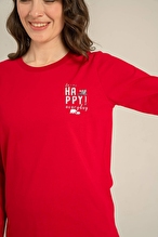 Roly Poly Kadın Pijama Takımı RP3932-S.KRMZ