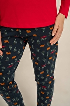 Roly Poly Kadın Pijama Takımı RP3932-S.KRMZ