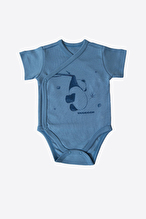 Kitikate Bebek Organik Panda Mood 3'lü Kruvaze Kısa Kol Body S60205