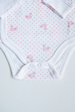 Kitikate Bebek Organik Swan 2'li Body S60398