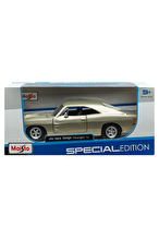 Maisto 1/25 1969 Dodge Charger R/T Model Araba Gümüş