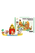 Limon Oyuncak Happy Farm Manyetik Puzzle 44 parça