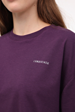 Lumberjack Kadın Tişört BOXY CNECK 11GF601 MOR