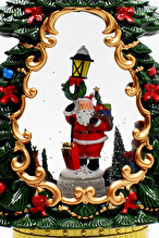 Waldern Dekoratif Çam Ağacı Kar Küresi Noel Baba