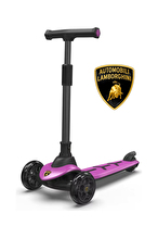 Lamborghini Işıklı Scooter Mor